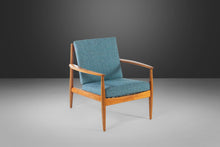 Load image into Gallery viewer, Danish Modern Model 118 Chair by Grete Jalk for France and Sons with Complementary Danish Ottoman, Denmark, 1960&#39;s-ABT Modern
