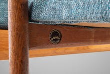 Load image into Gallery viewer, Danish Modern Model 118 Chair by Grete Jalk for France and Sons with Complementary Danish Ottoman, Denmark, 1960's-ABT Modern