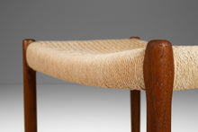 Load image into Gallery viewer, Danish Modern Model 80A Ottoman in Teak by Niels Otto Møller for J.L. Møller Mobelfabrik, Denmark, c. 1960's-ABT Modern