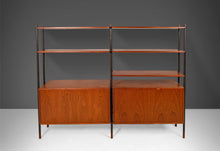 Load image into Gallery viewer, Danish Modern Modular 2 Bay Wall Unit by Lyby Mobler, c. 1960s-ABT Modern