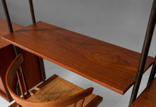 Load image into Gallery viewer, Danish Modern Modular 4 Bay Wall Unit by Lyby Mobler, c. 1960-ABT Modern