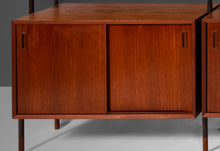 Load image into Gallery viewer, Danish Modern Modular 4 Bay Wall Unit by Lyby Mobler, c. 1960-ABT Modern