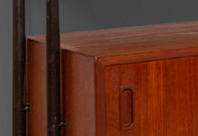 Load image into Gallery viewer, Danish Modern Modular 4 Bay Wall Unit by Lyby Mobler, c. 1960-ABT Modern