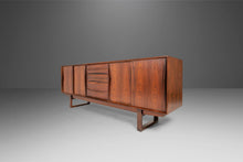Load image into Gallery viewer, Danish Modern Rosewood Credenza Set on a Sled Base Attributed to Arne Vodder, Denmark, 1960s-ABT Modern