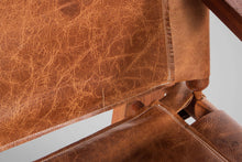 Load image into Gallery viewer, Danish Modern Safari Sling Armchair in Teak & Leather by Borge Jensen for Bernstorffsminde Møbelfabrik, Denmark, c. 1960's-ABT Modern