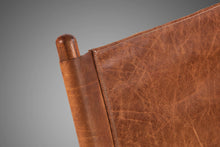 Load image into Gallery viewer, Danish Modern Safari Sling Armchair in Teak & Leather by Borge Jensen for Bernstorffsminde Møbelfabrik, Denmark, c. 1960's-ABT Modern