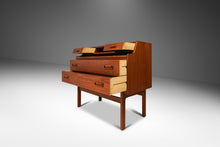 Load image into Gallery viewer, Danish Modern Secretary Desk Vanity in Teak by Arne Wahl Iversen, Denmark, c. 1960's-ABT Modern