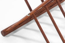 Load image into Gallery viewer, Danish Modern Set of Two (2) Solid Butcherblock Wood Foldable Campaign Style End Tables, c. 1960s-ABT Modern