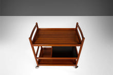 Load image into Gallery viewer, Danish Modern Teak Bar Cart / Teak Trolley by Johannes Andersen for Silkeborg, c. 1960-ABT Modern