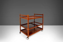 Load image into Gallery viewer, Danish Modern Teak Bar Cart / Teak Trolley by Johannes Andersen for Silkeborg, c. 1960-ABT Modern