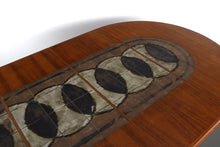 Load image into Gallery viewer, Danish Modern Teak Dining Table by Gangso Mobler with Tile Inlay-ABT Modern