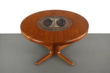 Load image into Gallery viewer, Danish Modern Teak Dining Table by Gangso Mobler with Tile Inlay-ABT Modern