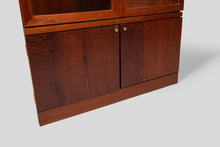 Load image into Gallery viewer, Danish Modern Teak Lighted Corner Curio Cabinet, c. 1960s-ABT Modern