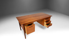 Load image into Gallery viewer, Danish Modern Teak Writing Desk with Floating Bookshelves by Randers Møbelfabrik, Denmark, c. 1960's-ABT Modern