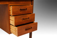 Load image into Gallery viewer, Danish Modern Teak Writing Desk with Floating Bookshelves by Randers Møbelfabrik, Denmark, c. 1960's-ABT Modern
