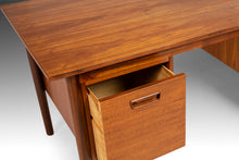 Load image into Gallery viewer, Danish Modern Teak Writing Desk with Floating Bookshelves by Randers Møbelfabrik, Denmark, c. 1960's-ABT Modern