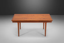 Load image into Gallery viewer, Danish Modern Vejle Stole Mobelfabrik Teak Extension Dining Table In the Manner of Johannes Andersen, c. 1960s-ABT Modern