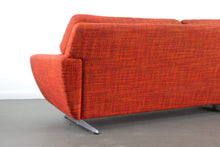 Load image into Gallery viewer, Danish Sofa by G. Thams for A/S Yejen in Original Red / Orange Tweed Fabric-ABT Modern