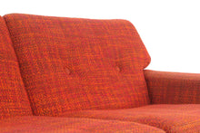 Load image into Gallery viewer, Danish Sofa by G. Thams for A/S Yejen in Original Red / Orange Tweed Fabric-ABT Modern