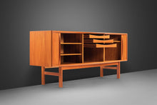 Load image into Gallery viewer, Danish Tambour Door Credenza in Teak by Bernhard Pedersen & Son for Pedersen & Son, Denmark, c. 1960's-ABT Modern