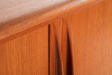 Load image into Gallery viewer, Danish Tambour Door Credenza in Teak by Bernhard Pedersen & Son for Pedersen & Son, Denmark, c. 1960's-ABT Modern