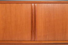 Load image into Gallery viewer, Danish Tambour Door Credenza in Teak by Bernhard Pedersen & Son for Pedersen & Son, Denmark, c. 1960's-ABT Modern
