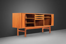 Load image into Gallery viewer, Danish Tambour Door Credenza in Teak by Bernhard Pedersen & Son for Pedersen & Son, Denmark, c. 1960's-ABT Modern