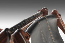 Load image into Gallery viewer, Don S. Shoemaker Sloucher Rosewood and Leather Sling Chairs for Señal Furniture, c. 1960s-ABT Modern