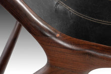 Load image into Gallery viewer, Don S. Shoemaker Sloucher Rosewood and Leather Sling Chairs for Señal Furniture, c. 1960s-ABT Modern