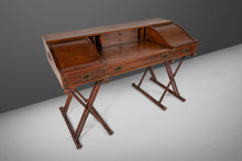 Load image into Gallery viewer, Drexel Oxford Square Series Campaign Desk in Pecan, c. 1970-ABT Modern