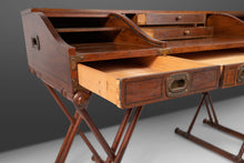 Load image into Gallery viewer, Drexel Oxford Square Series Campaign Desk in Pecan, c. 1970-ABT Modern