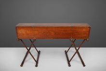 Load image into Gallery viewer, Drexel Oxford Square Series Campaign Desk in Pecan, c. 1970-ABT Modern