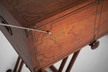 Load image into Gallery viewer, Drexel Oxford Square Series Campaign Desk in Pecan, c. 1970-ABT Modern