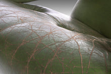 Load image into Gallery viewer, Dutch Modern Lounge Chair by 'T Spectrum in Rosewood Stained Wenge Wood and Original Distressed Leather, c. 1960s-ABT Modern