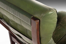 Load image into Gallery viewer, Dutch Modern Lounge Chair by 'T Spectrum in Rosewood Stained Wenge Wood and Original Distressed Leather, c. 1960s-ABT Modern