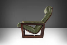 Load image into Gallery viewer, Dutch Modern Lounge Chair by 'T Spectrum in Rosewood Stained Wenge Wood and Original Distressed Leather, c. 1960s-ABT Modern