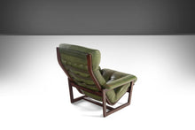 Load image into Gallery viewer, Dutch Modern Lounge Chair by 'T Spectrum in Rosewood Stained Wenge Wood and Original Distressed Leather, c. 1960s-ABT Modern