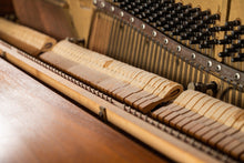 Load image into Gallery viewer, Early Mid Century Modern Baldwin Acrosonic Piano in Walnut and Caning, USA, c. 1965-ABT Modern