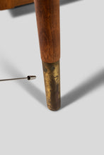 Load image into Gallery viewer, Early Mid Century Modern Baldwin Acrosonic Piano in Walnut and Caning, USA, c. 1965-ABT Modern