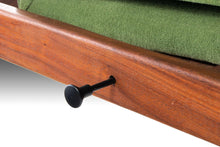 Load image into Gallery viewer, Early Milo Baughman for James Inc. High Back Lounge Chair / Recliner with Ottoman in Original Green Velvet Fabric, c. 1960s-ABT Modern