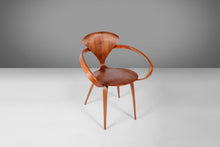 Load image into Gallery viewer, Early Norman Cherner Pretzel Chair for Plycraft in Walnut, c. 1960-ABT Modern