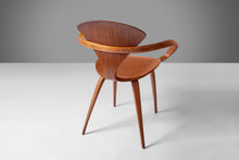 Load image into Gallery viewer, Early Norman Cherner Pretzel Chair for Plycraft in Walnut, c. 1960-ABT Modern