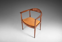 Load image into Gallery viewer, Early Set of Two (2) Hans Wegner Model JH501 Round Chairs / Presidential Chairs in Oak w/ Distressed Leather Seats, c. 1950-ABT Modern