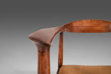 Load image into Gallery viewer, Early Set of Two (2) Hans Wegner Model JH501 Round Chairs / Presidential Chairs in Oak w/ Distressed Leather Seats, c. 1950-ABT Modern
