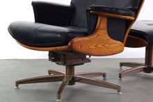 Load image into Gallery viewer, Elegant Lounge Chair and Ottoman Set by Heywood Wakefield-ABT Modern