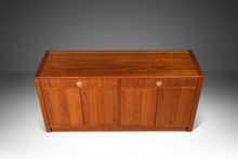 Load image into Gallery viewer, Elegant Mid Century Modern Cabinet Sideboard Credenza in Teak by D-Scan, c. 1970's-ABT Modern