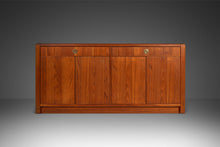 Load image into Gallery viewer, Elegant Mid Century Modern Cabinet Sideboard Credenza in Teak by D-Scan, c. 1970's-ABT Modern