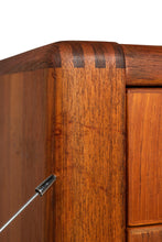 Load image into Gallery viewer, Elegant Mid Century Modern Cabinet Sideboard Credenza in Teak by D-Scan, c. 1970's-ABT Modern