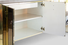 Load image into Gallery viewer, Ello Mirrored Case Piece / Credenza with Brass Accents, 1980s-ABT Modern