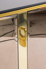 Load image into Gallery viewer, Ello Mirrored Case Piece / Credenza with Brass Accents, 1980s-ABT Modern